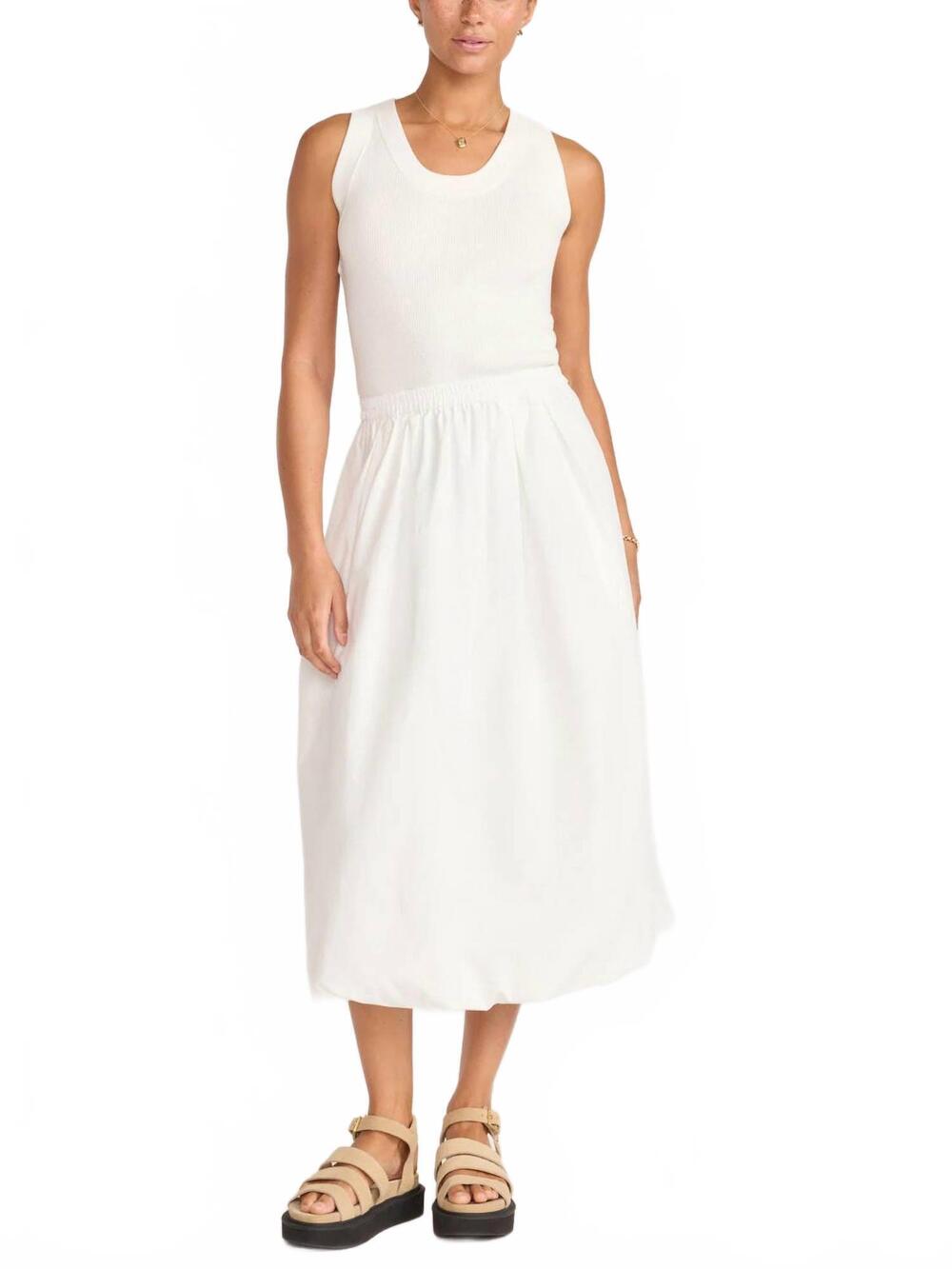 NEW BROCHU WALKER marisol dress in ivory